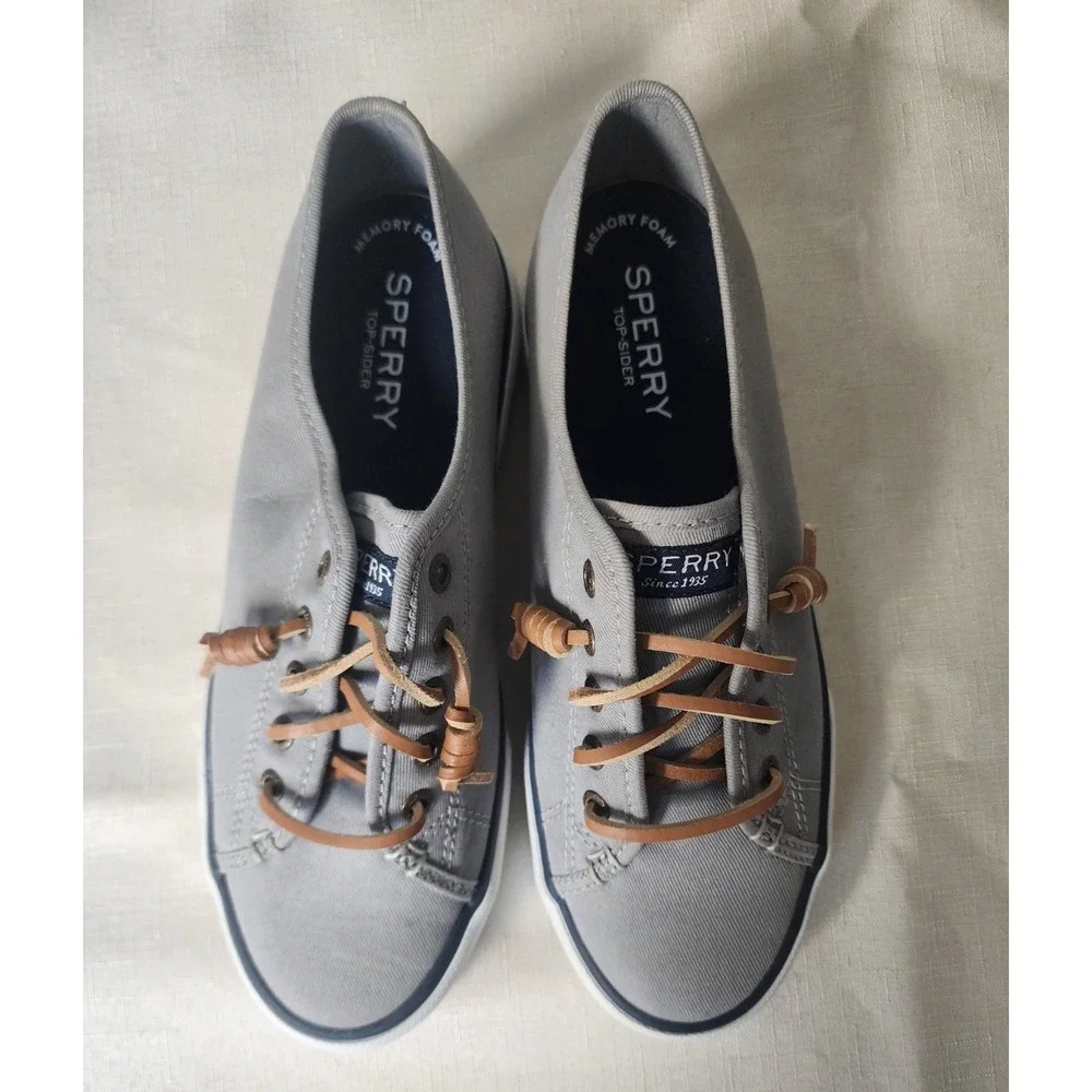 Women's Sperry Top-Sider Brand Pier View Core Grey 6M STS95729